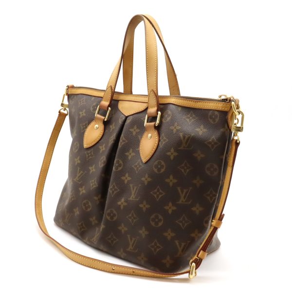 12430955 2 Louis Vuitton Palermo PM Tote Shoulder Bag Brown