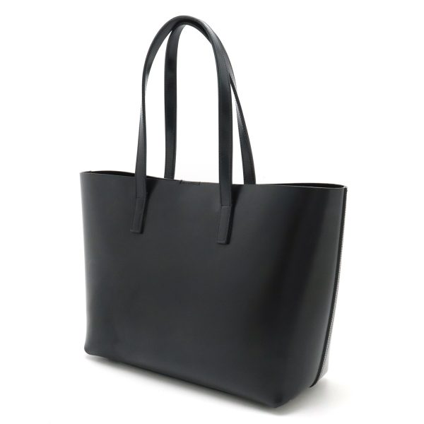 12440144 2 Saint Laurent Tote Bag Shoulder Bag Pouch Missing Leather Black