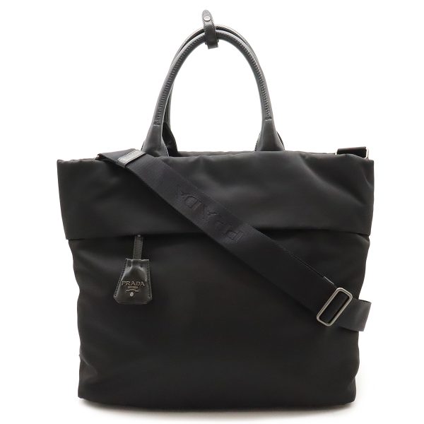 12440157 1 Prada Tessuto Nappa D Tote Bag Nylon Black