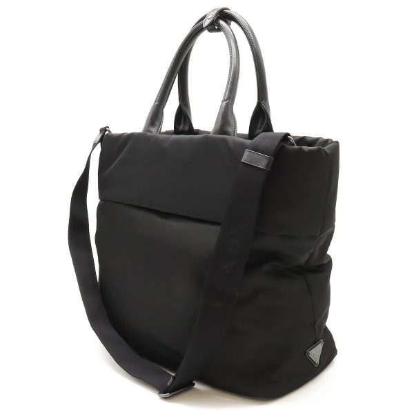 12440157 2 Prada Tessuto Nappa D Tote Bag Nylon Black