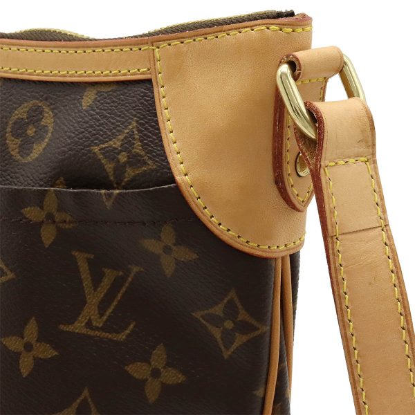 12440165 6 Louis Vuitton Monogram Odeon PM Shoulder Bag Brown