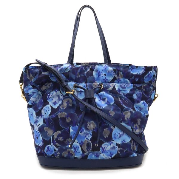 12440166 1 Louis Vuitton Ikat Flower Noefful MM Granblue Blue