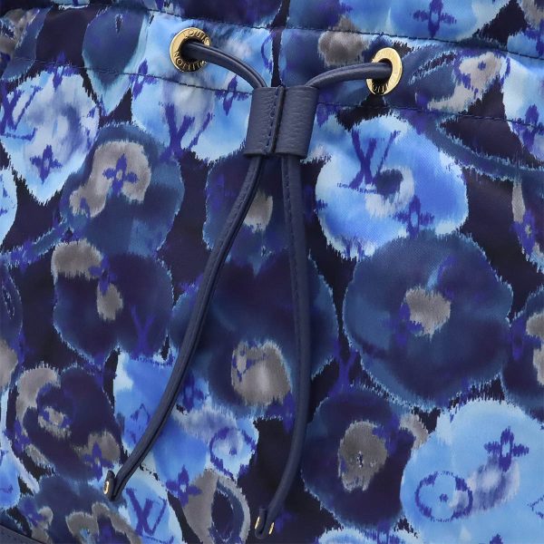 12440166 7 Louis Vuitton Ikat Flower Noefful MM Granblue Blue