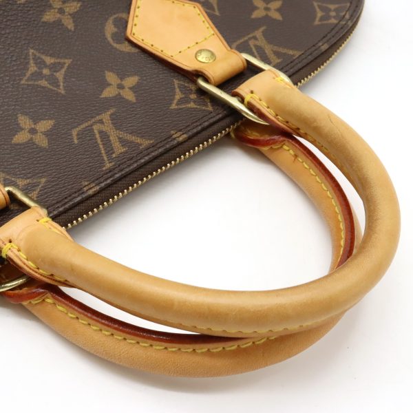 12440182 4 Louis Vuitton Monogram Alma Handbag Brown Beige