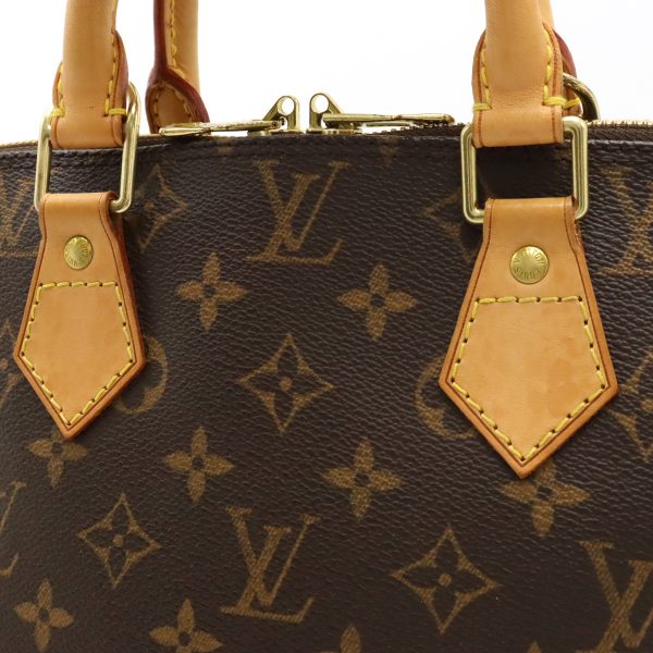 12440182 6 Louis Vuitton Monogram Alma Handbag Brown Beige