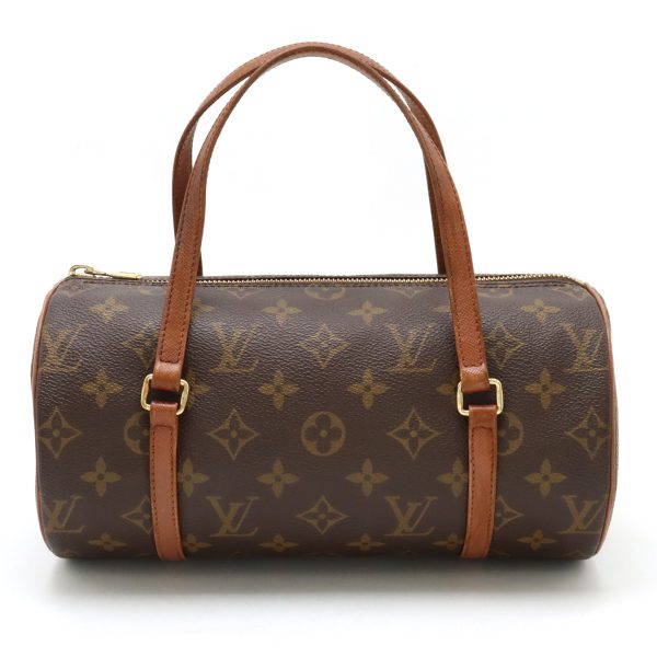 12440221 1 Louis Vuitton Papillon 26 Cylindrical Bag Brown