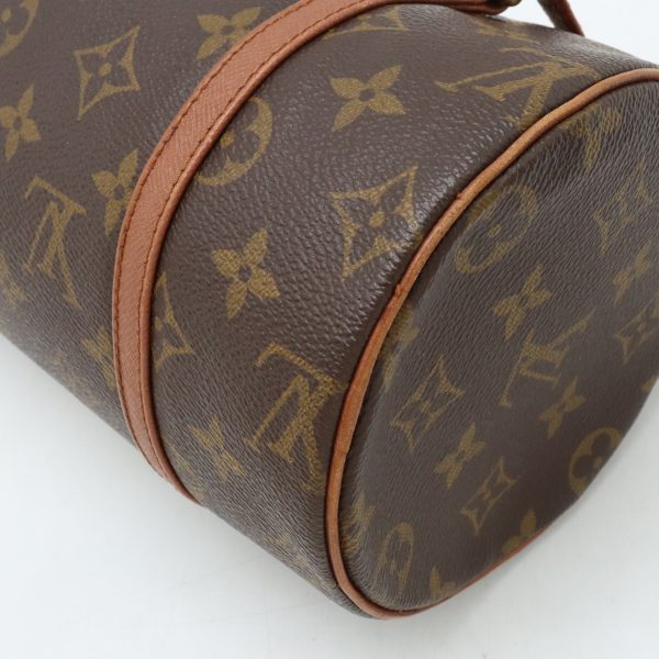 12440221 3 Louis Vuitton Papillon 26 Cylindrical Bag Brown