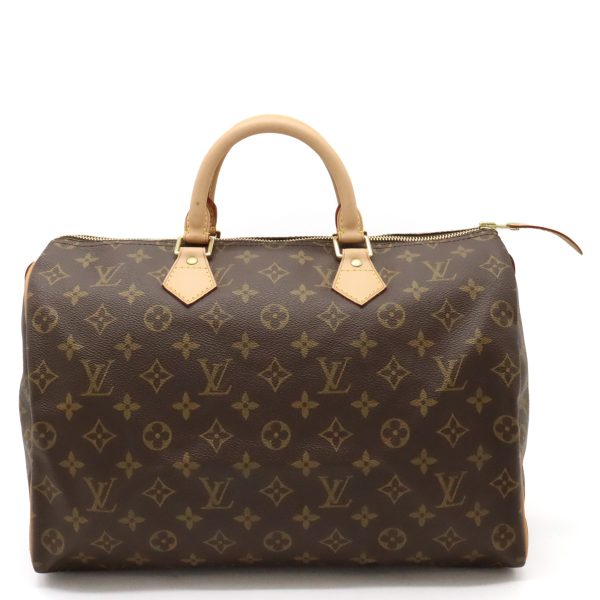 12440260 1 Louis Vuitton Speedy 35 Handbag Boston Brown