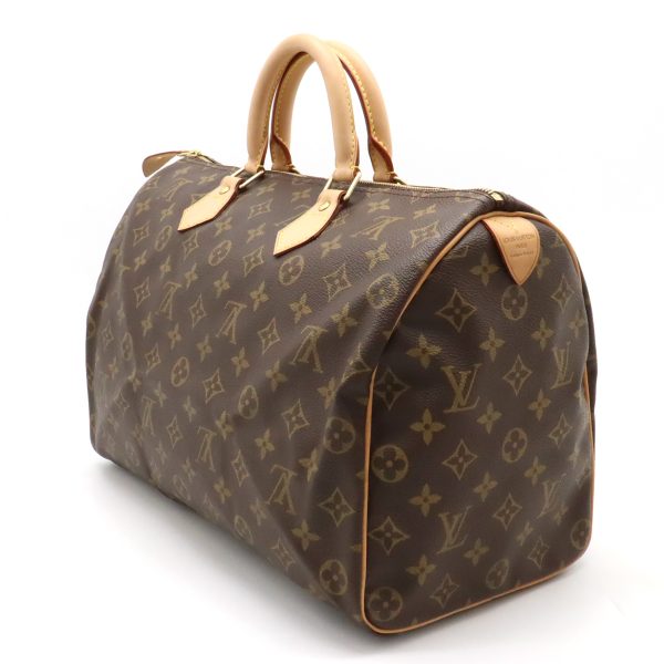 12440260 2 Louis Vuitton Speedy 35 Handbag Boston Brown