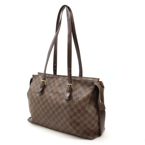 12440403 2 Louis Vuitton Chelsea Tote Shoulder Bag Brown