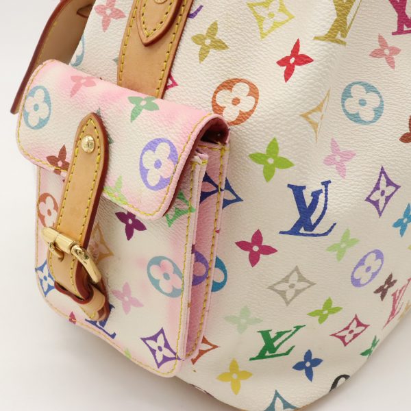 12440435 7 LOUIS VUITTON Petit Noe Shoulder Bag Monogram Multicolor White