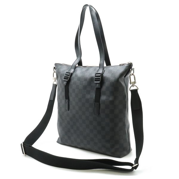 12440490 2 Louis Vuitton Skyline Tote Shoulder Bag Black