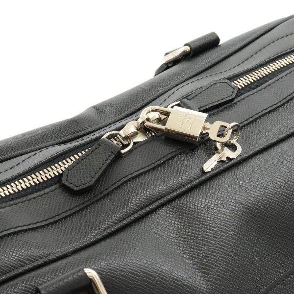 12440502 6 Louis Vuitton Stanislav Boston Bag Ardoise Black