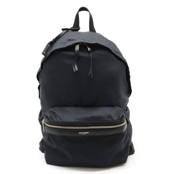 12440505 1 Saint Laurent Foldable City Rucksack Backpack Nylon Black