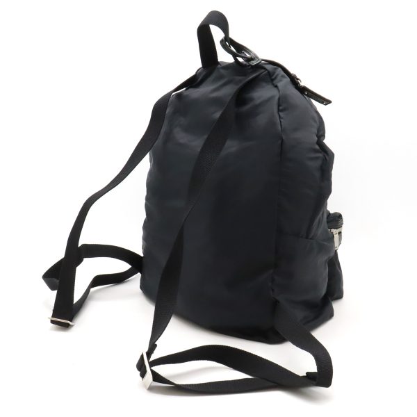 12440505 2 Saint Laurent Foldable City Rucksack Backpack Nylon Black