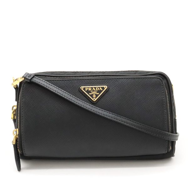 12440532 1 Prada Shoulder Wallet Nylon Nero