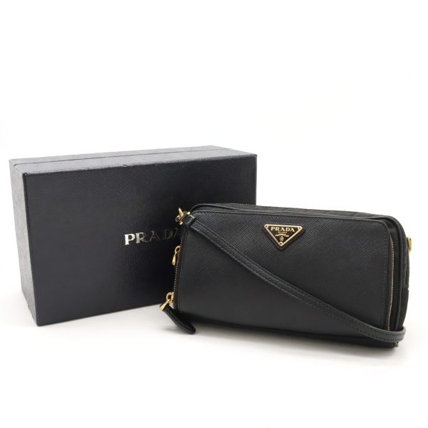 12440532 9 Prada Shoulder Wallet Nylon Nero