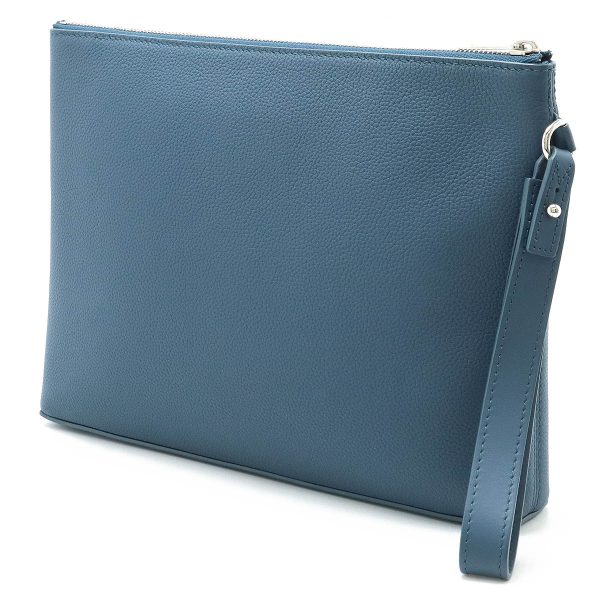 12440537 2 Louis Vuitton LV Aerogram Pochette Clutch Bag Blue