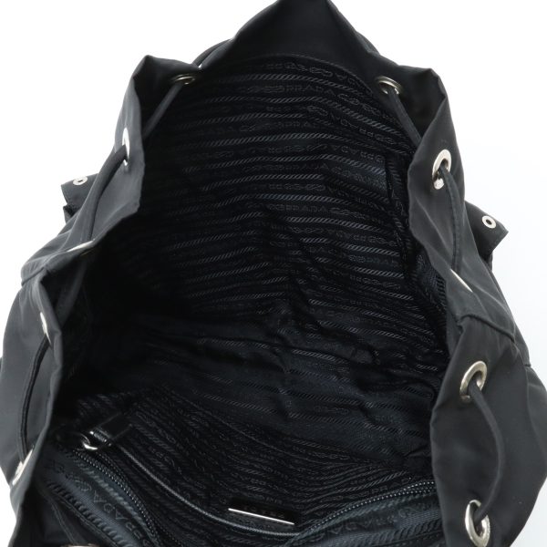 12440642 5 Prada Grommet Backpack Black