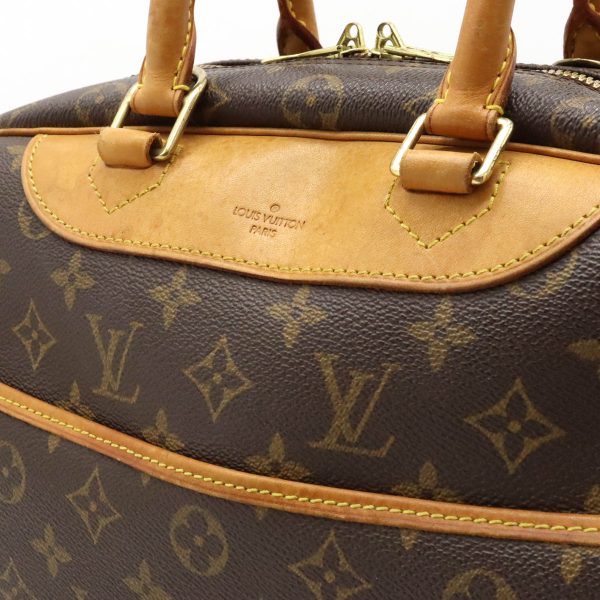 12440755 7 Louis Vuitton Bowling Vanity Mini Travel Bag Brown