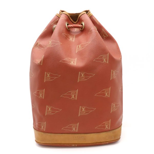 12440760 1 Louis Vuitton LV Drawstring Shoulder Bag Abogany