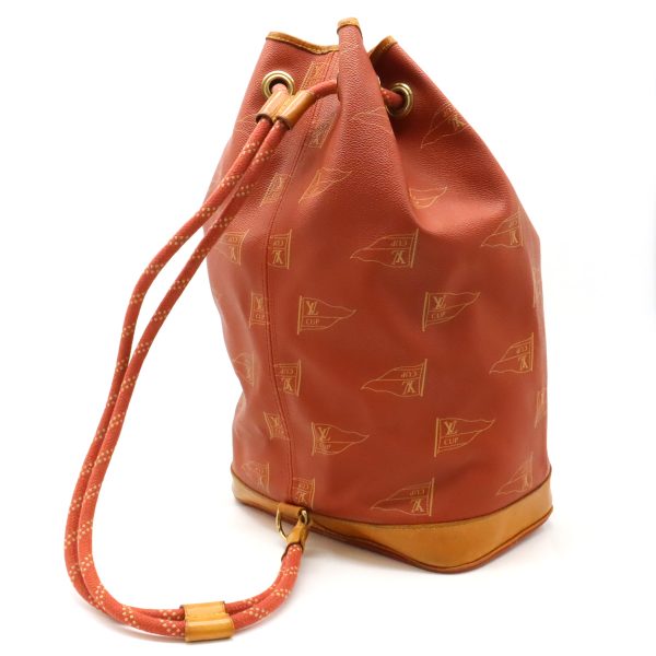 12440760 2 Louis Vuitton LV Drawstring Shoulder Bag Abogany