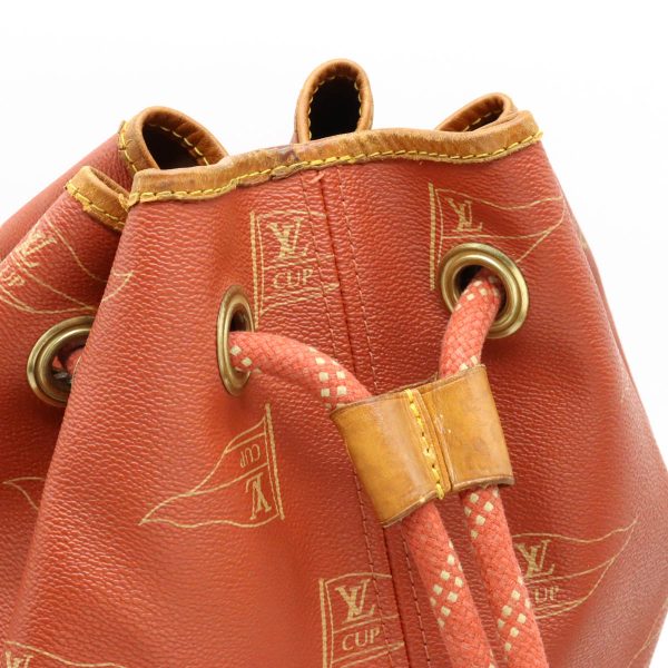 12440760 6 Louis Vuitton LV Drawstring Shoulder Bag Abogany