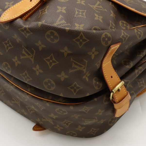 12440768 3 Louis Vuitton Saumur 43 Shoulder Bag Beige Brown