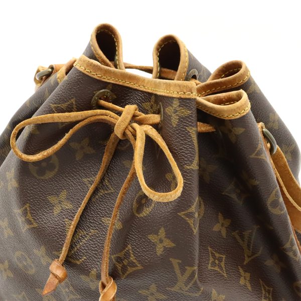 12440975 4 Louis Vuitton Petit Noe Shoulder Bag Brown