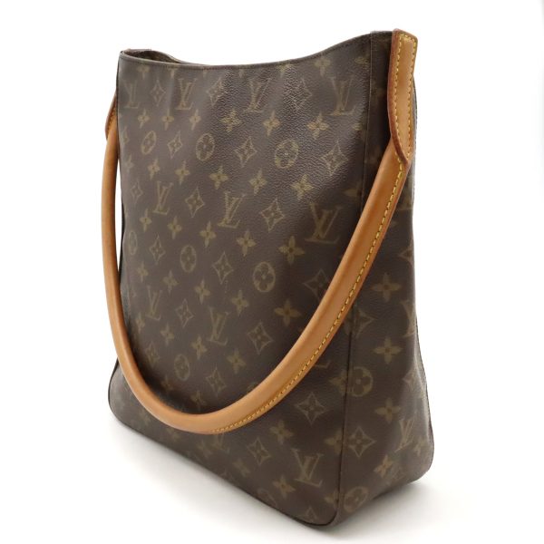 12450107 2 Louis Vuitton Monogram Looping GM Shoulder Brown