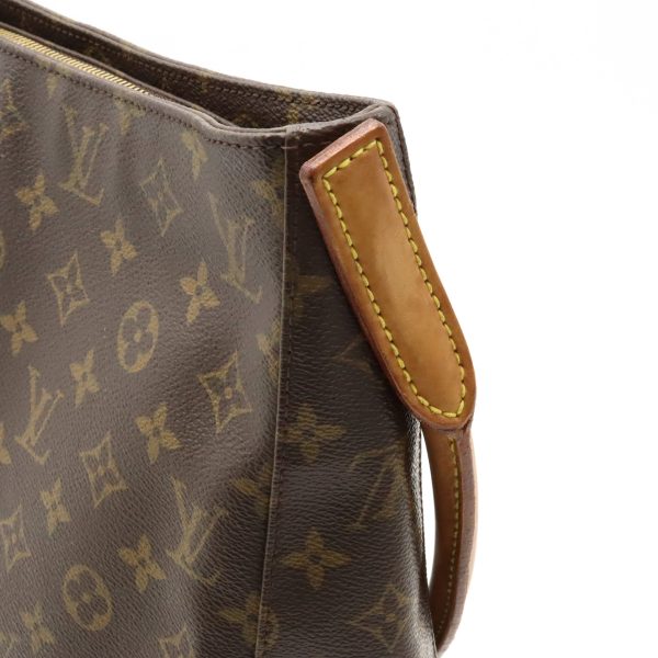 12450107 7 Louis Vuitton Monogram Looping GM Shoulder Brown