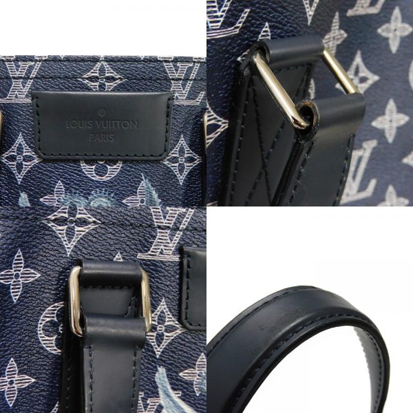 12486g 14 combine Louis Vuitton Tote Bag Navy