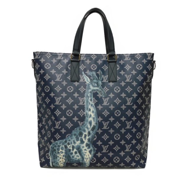 12486g 3 Louis Vuitton Tote Bag Navy