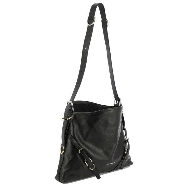 1262e888c7b12f4 vi 2 Givenchy Black Medium Voyou Shoulder Bag