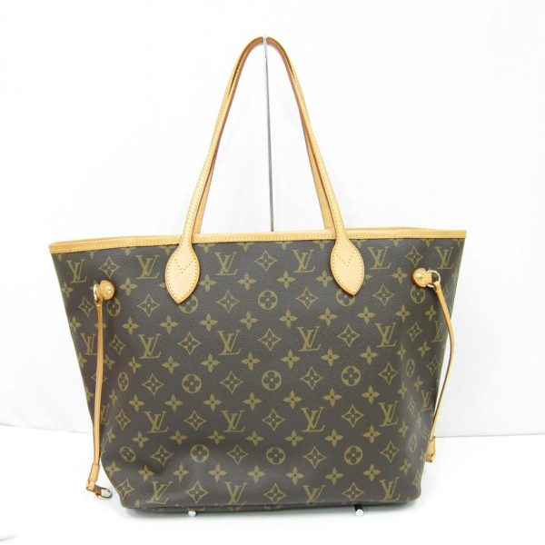 13938 2 Louis Vuitton Neverfull MM Old Model Monogram