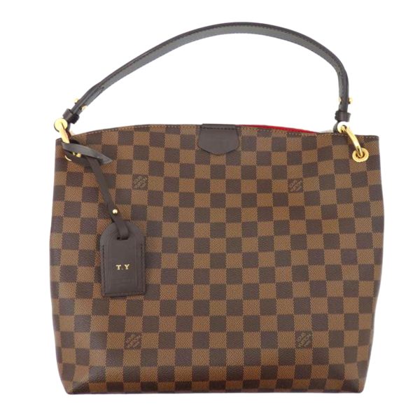 14412 1 Louis Vuitton Graceful PM Damier Brown Bag