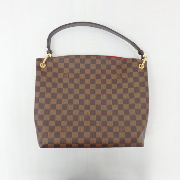 14412 2 Louis Vuitton Graceful PM Damier Brown Bag