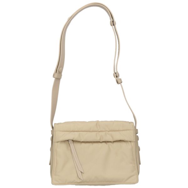 15052 240618 0112 2 Prada Re Nylon Shoulder Bag Nylon Beige