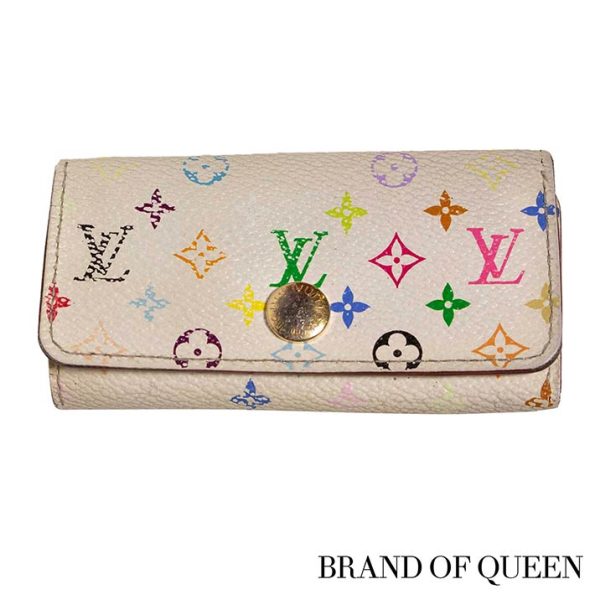 15231 Louis Vuitton Key Case Monogram Multicolor White