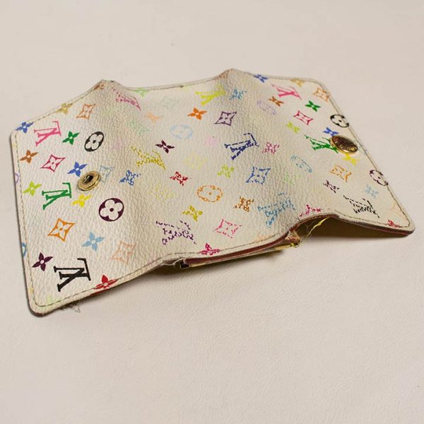 15231 6 Louis Vuitton Key Case Monogram Multicolor White