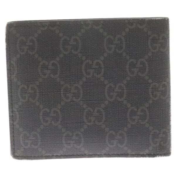 1524e250015 2 Gucci Gg Supreme Fox Print Folding Wallet Leather Brown