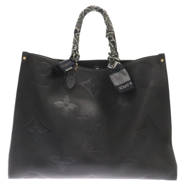 1524f150012 1 LOUIS VUITTON On The Go Gm Tote Bag Leather Black