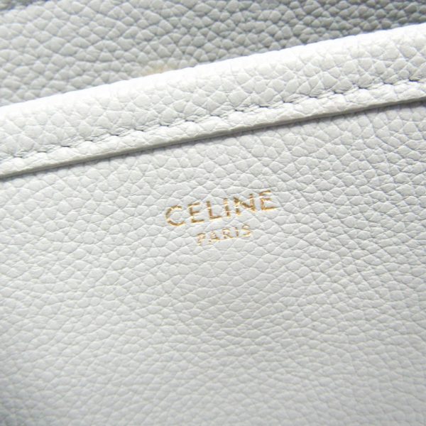 1579207 1234 8 Celine Leather Handbag Shoulder Bag Light Blue Gray