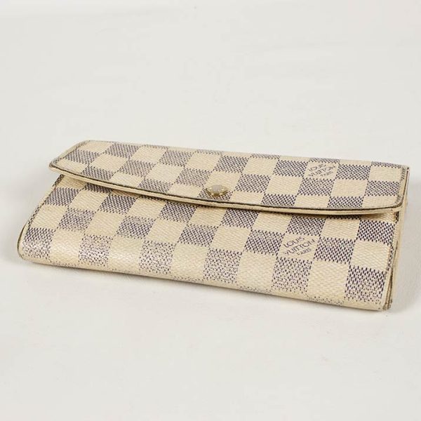 15957 10 Louis Vuitton Portefeuille Sarah Long Wallet Canvas