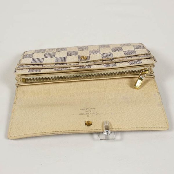 15957 6 Louis Vuitton Portefeuille Sarah Long Wallet Canvas