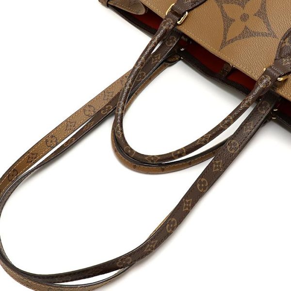 16 3270 Louis Vuitton Giant Monogram Reverse On the Go GM Brown