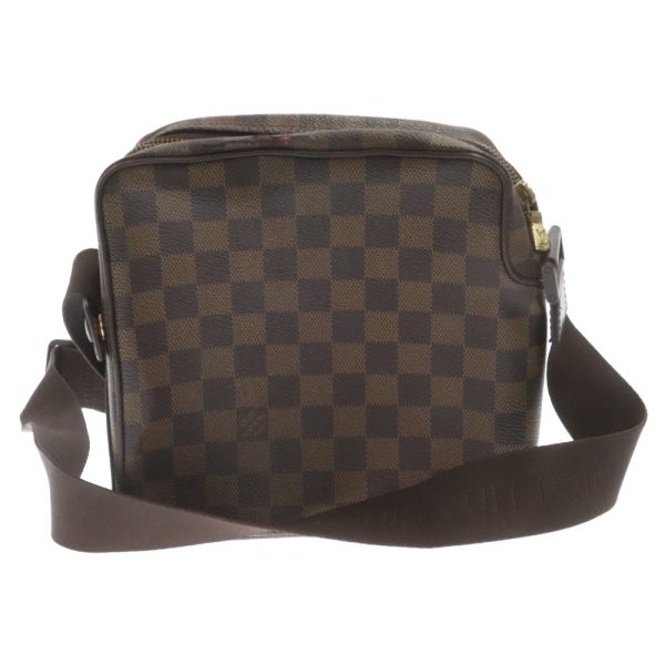 1624f140006 2 Louis Vuitton Olaf Pm Shoulder Bag Damier Ebony Brown