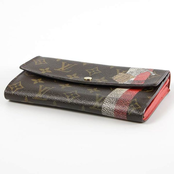 16420 10 Louis Vuitton Portefeuille Sara Long Wallet Canvas