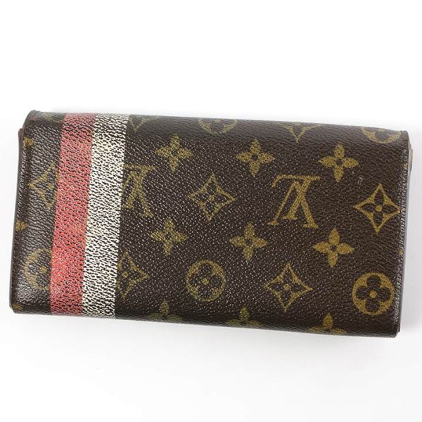 16420 2 Louis Vuitton Portefeuille Sara Long Wallet Canvas