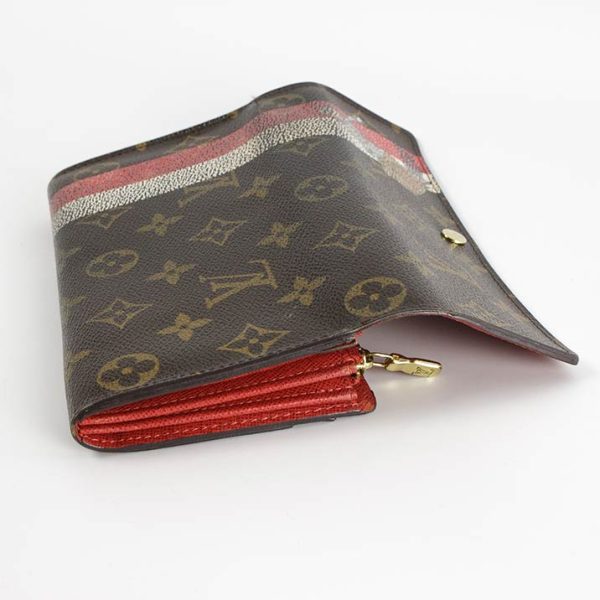 16420 8 Louis Vuitton Portefeuille Sara Long Wallet Canvas